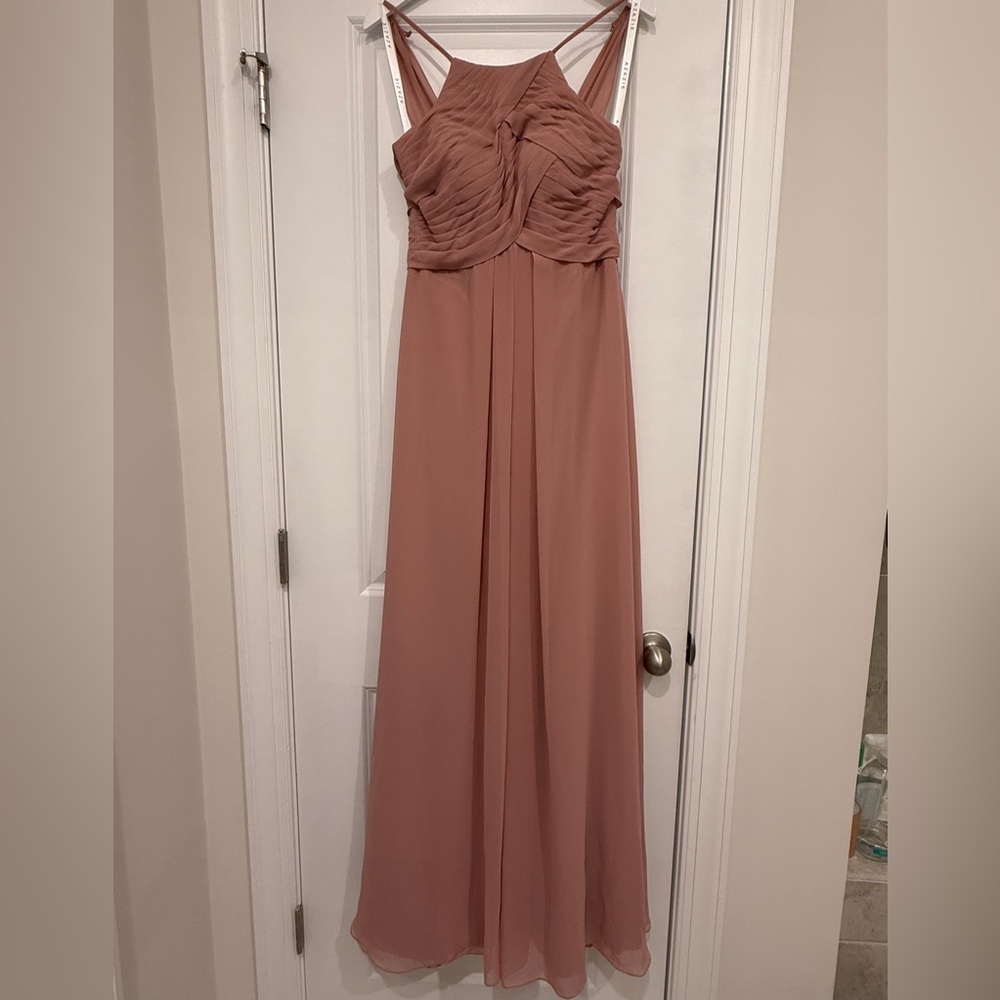 Azazie Ginger Dress in Dusty Rose Size A6